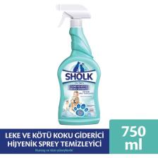 Sholk Evcil Hayvan Leke ve Koku Giderici Hijyenik Sprey 750ML