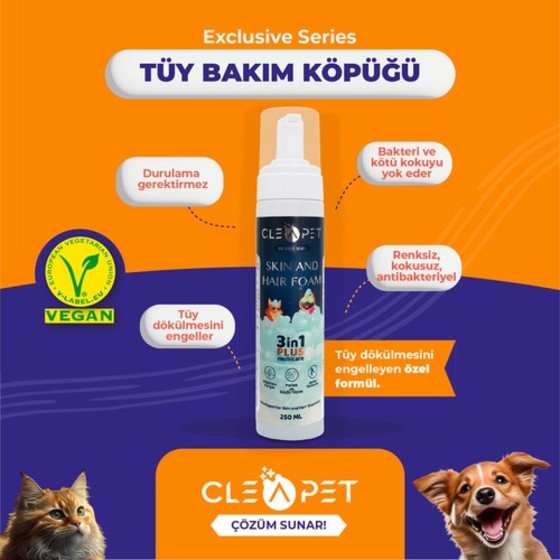 Cleapet Tüy Bakım Köpüğü