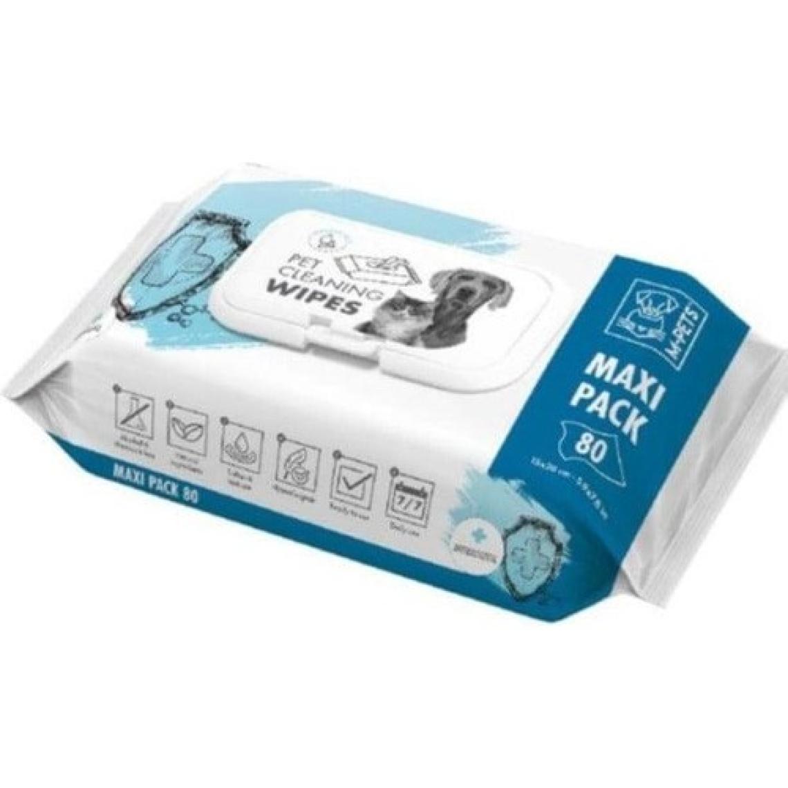 M-Pets Kedi ve Köpekler Için Anti-Bakteriel Islak Mendil 80'li