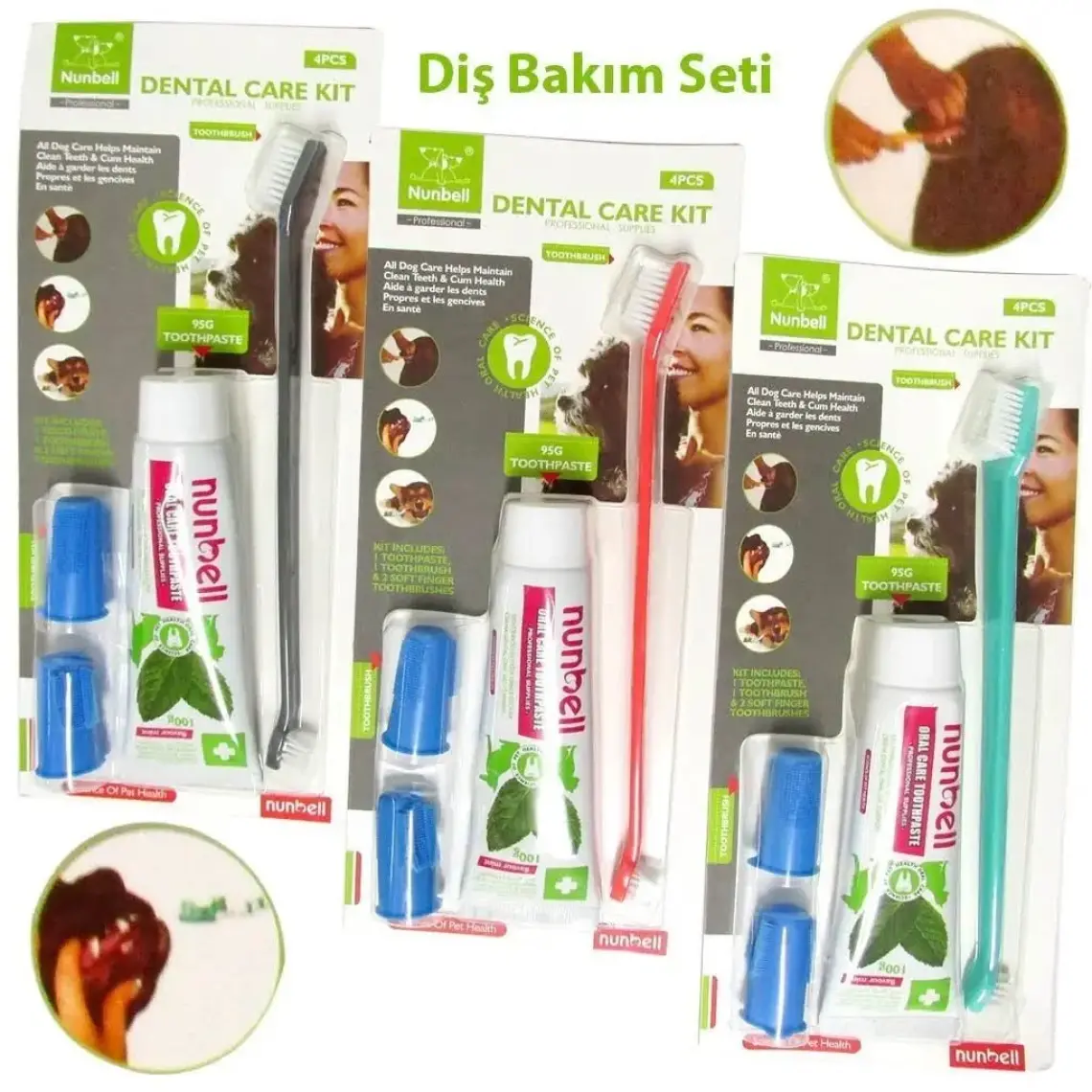Nunbell Dental Care Kit Naneli Fırça Diş Macunu Seti
