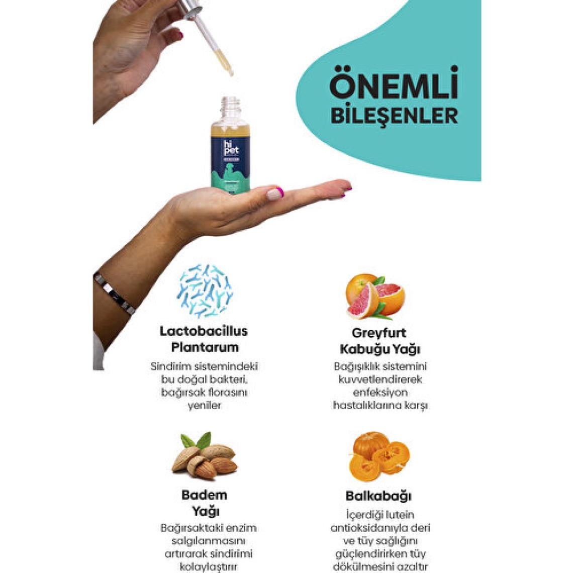 Hipet Sıvı Probiyotik Köpek  Probiyotik 50 ml