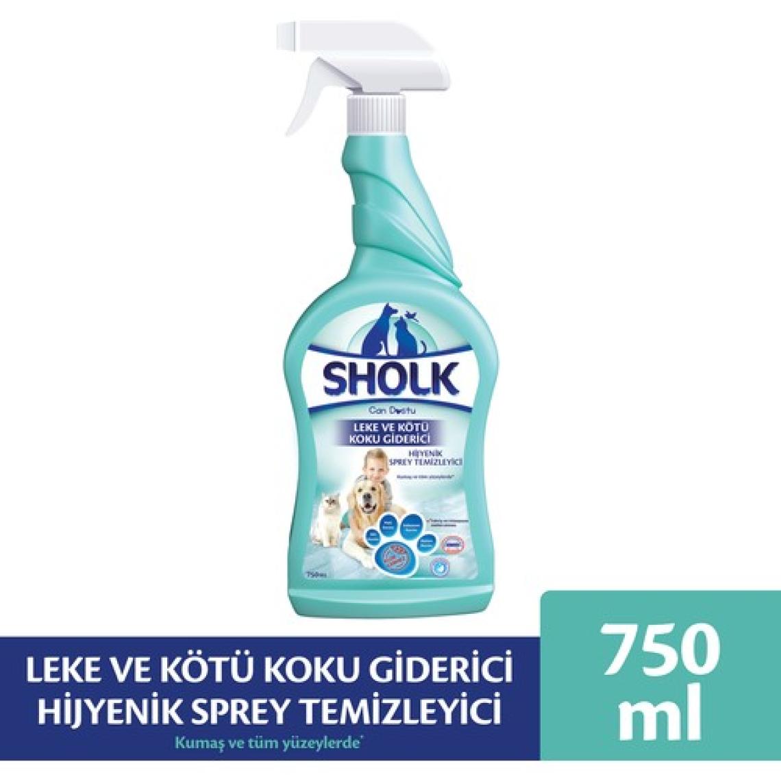 Sholk Evcil Hayvan Leke ve Koku Giderici Hijyenik Sprey 750ML