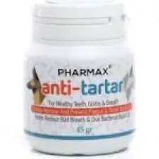 Pharmax Anti-Tartar Toz Kedi, Köpek Diş Taşı Giderici 45 gr