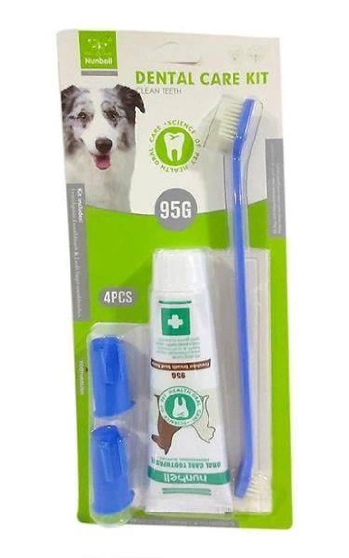 Nunbell Dental Care Kit Kedi Köpek Et Tadında Diş Bakım Seti