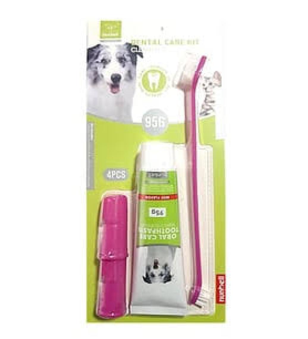 Nunbell Dental Care Kit Kedi Köpek Et Tadında Diş Bakım Seti
