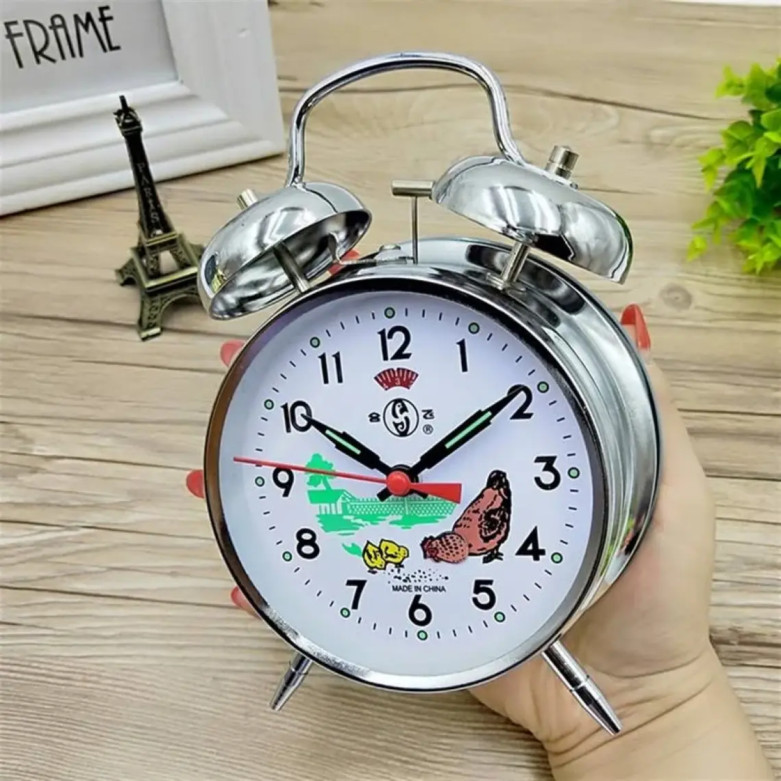 Çılgıntrend Nostaljik Horozlu Çalar Saat