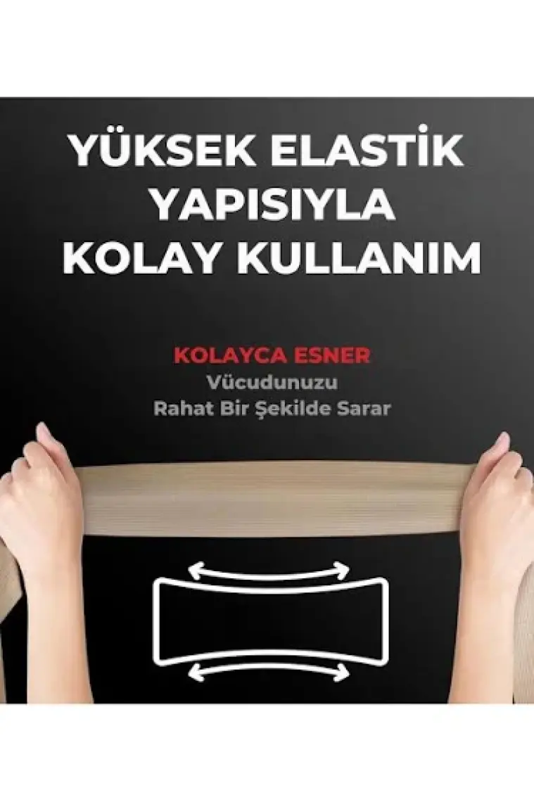 BLC Elastik Bandaj 8 cm Yüksek Kalite Elastik Bandaj