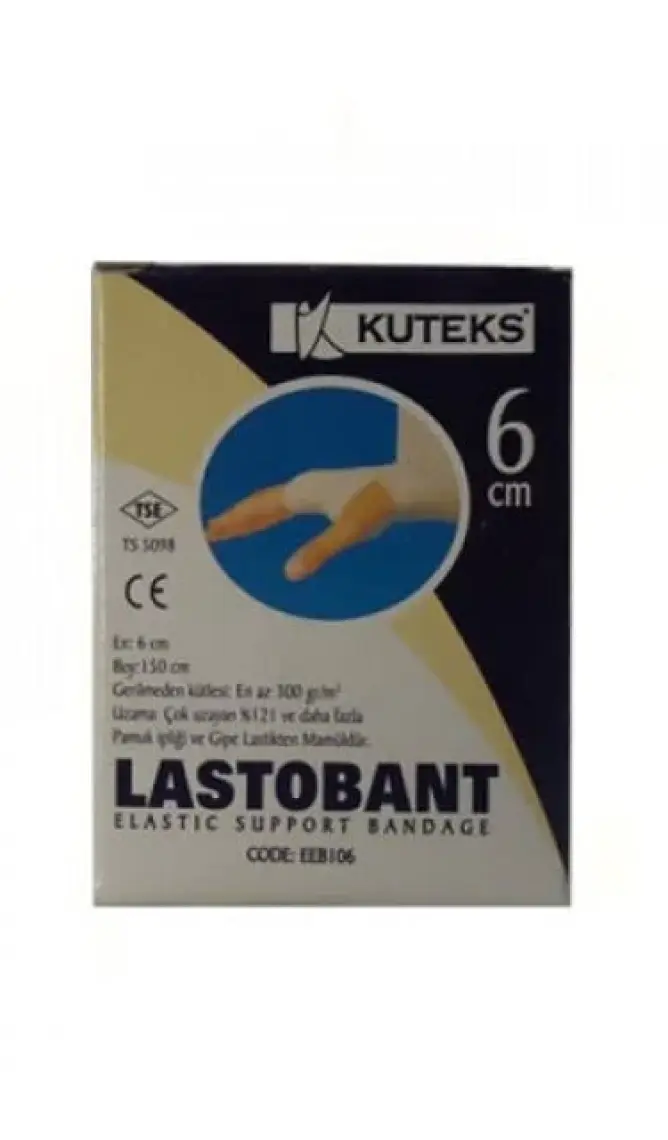 Kuteks Elastik Bandaj 6 Cm