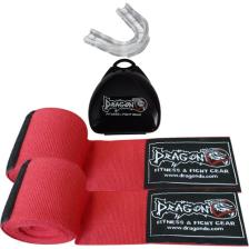 Dragon Boks Bandajı Elastik Bandaj (Çift) ve Dragon Dişlik 2'li Set