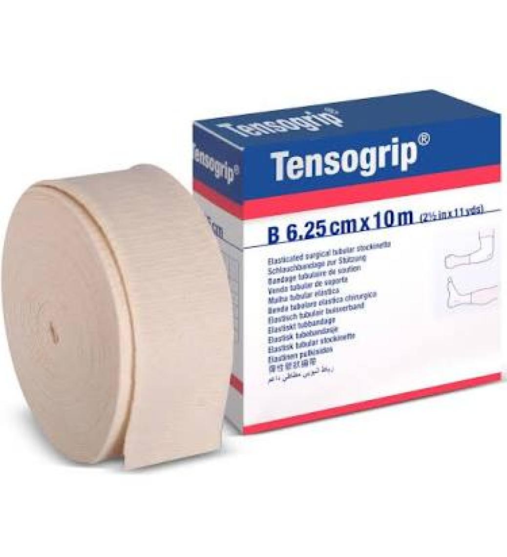 Tensogrip Tubular Bandaj Bsn Boru Bandaj 6,25CM x 10M Beyaz B Beden