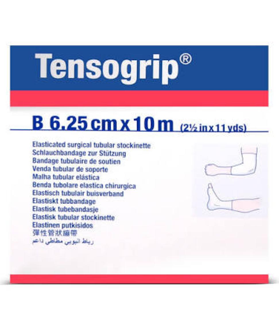 Tensogrip Tubular Bandaj Bsn Boru Bandaj 6,25CM x 10M Beyaz B Beden