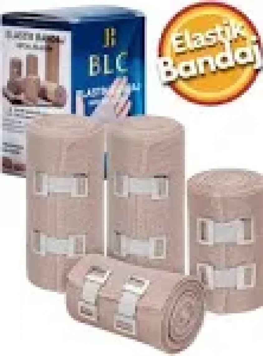 BLC Elastik Bandaj 12 cm Yüksek Kalite Elastik Bandaj