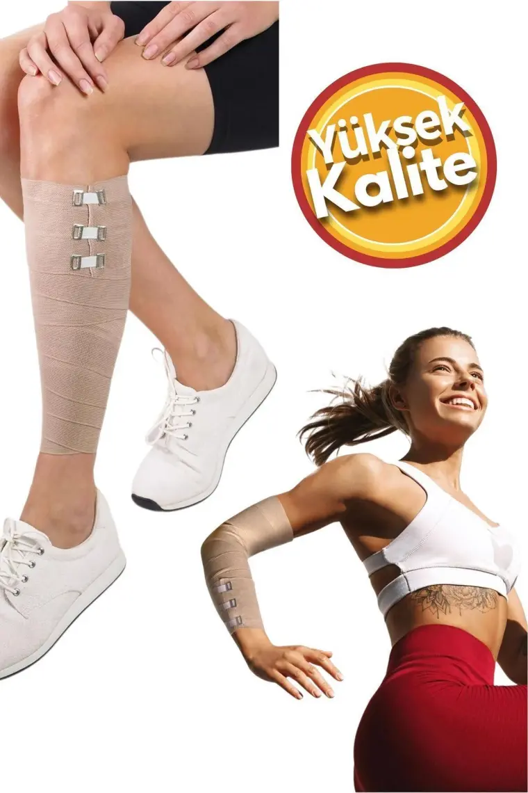 BLC Elastik Bandaj 12 cm Yüksek Kalite Elastik Bandaj
