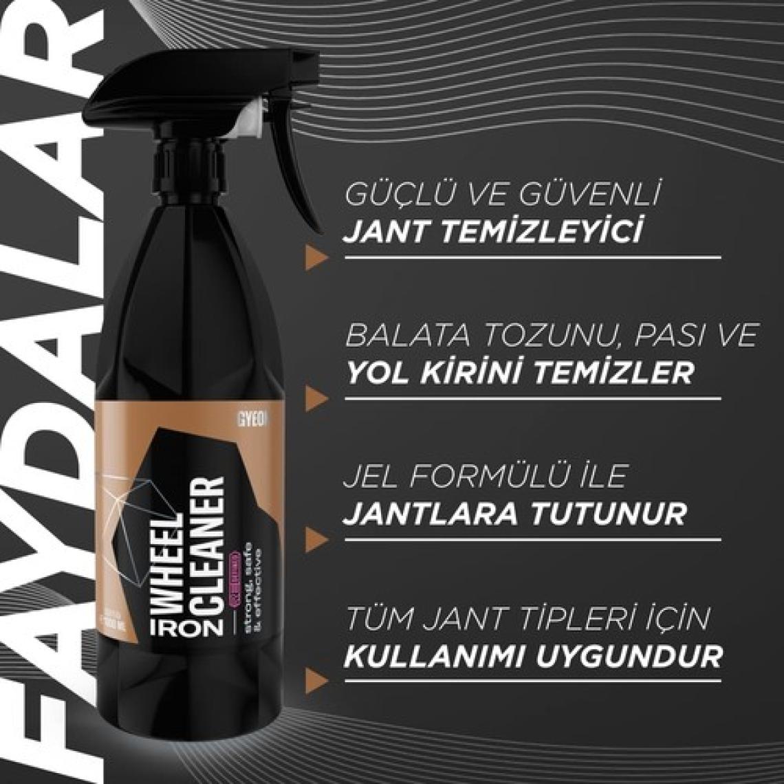 Gyeon Q²m Iron Wheelcleaner Redefıned Jant Temizleyici Demir Tozu Balata Tozu Çözücü - 500 ml
