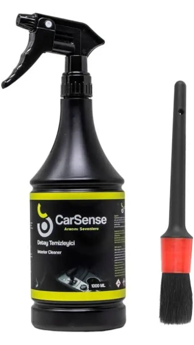 Carsense Detay Temizleyici Araç Içi Temizleyici 1000 ml + Detay Fırçası Hediyeli
