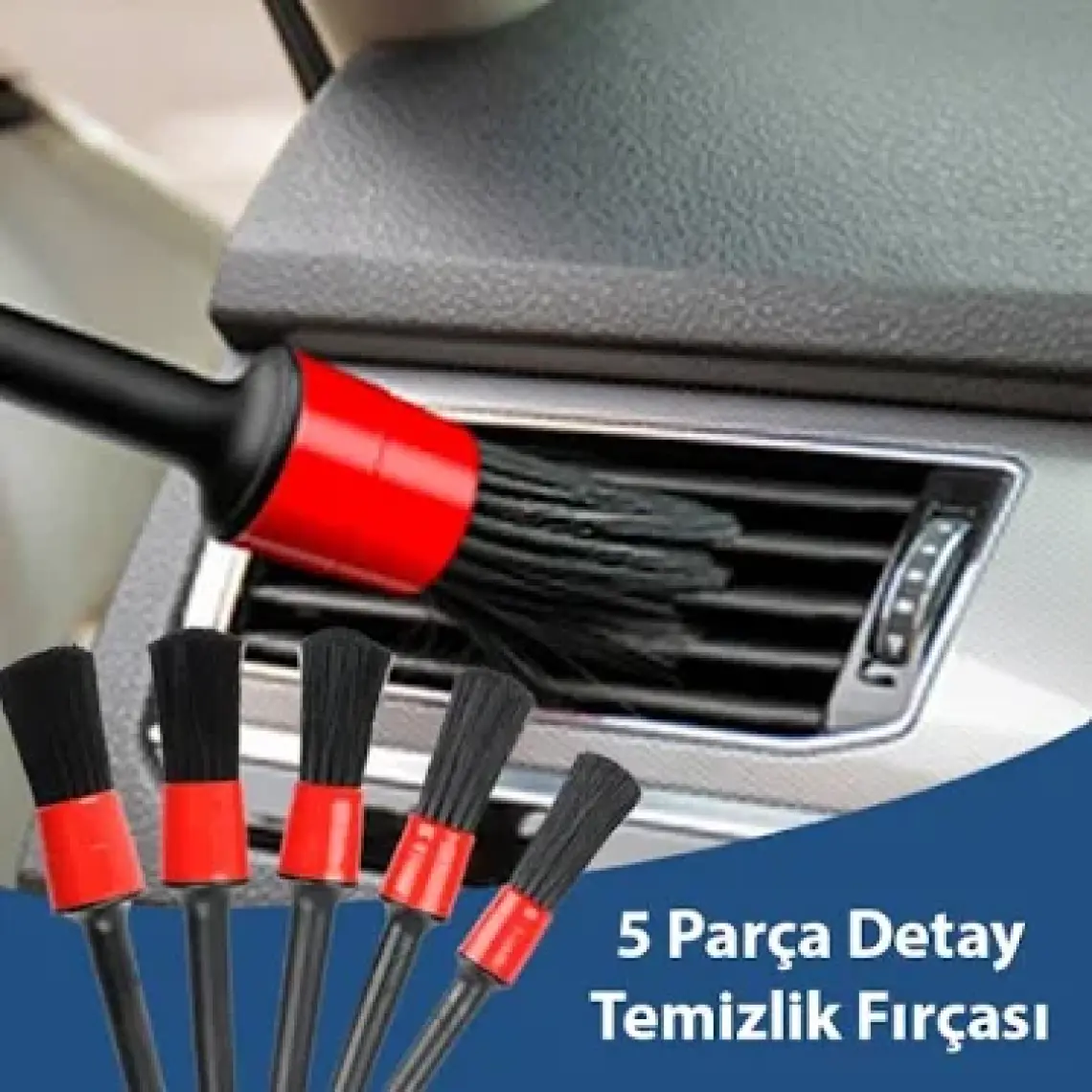 Polhammobile 26 Parça Araç Içi Detaylı Temizlik Seti, Matkap Uçlu Ev, Araç Ultra Detaylı Temizlik Seti
