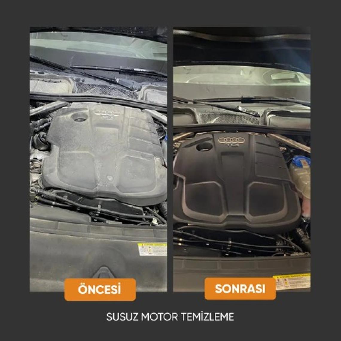 Smx Susuz Motor Temizleme Seramik Katkılı Cila Demir Tozu Jant Temizleyici Set