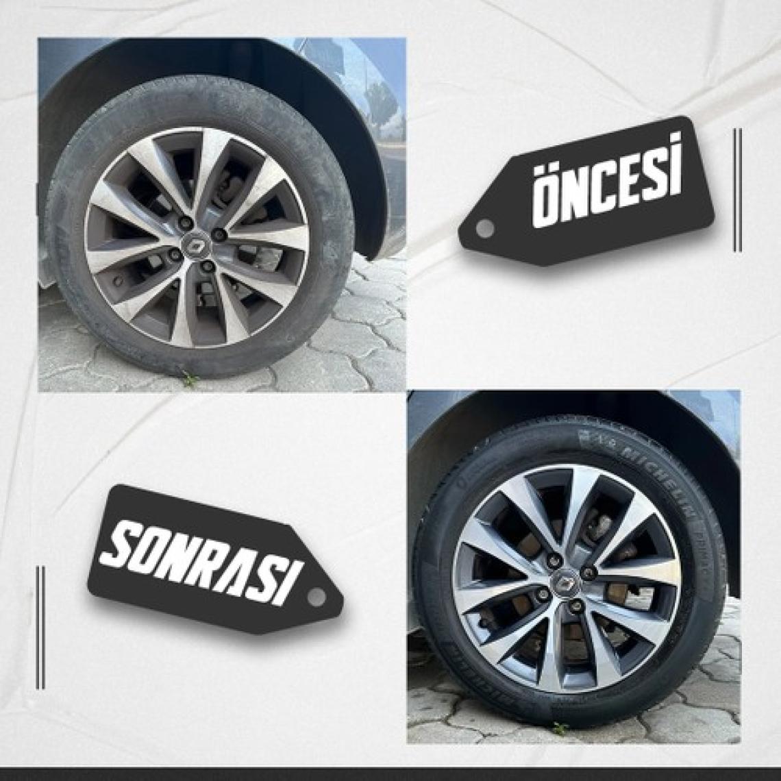 Smx Susuz Motor Temizleme Seramik Katkılı Cila Demir Tozu Jant Temizleyici Set