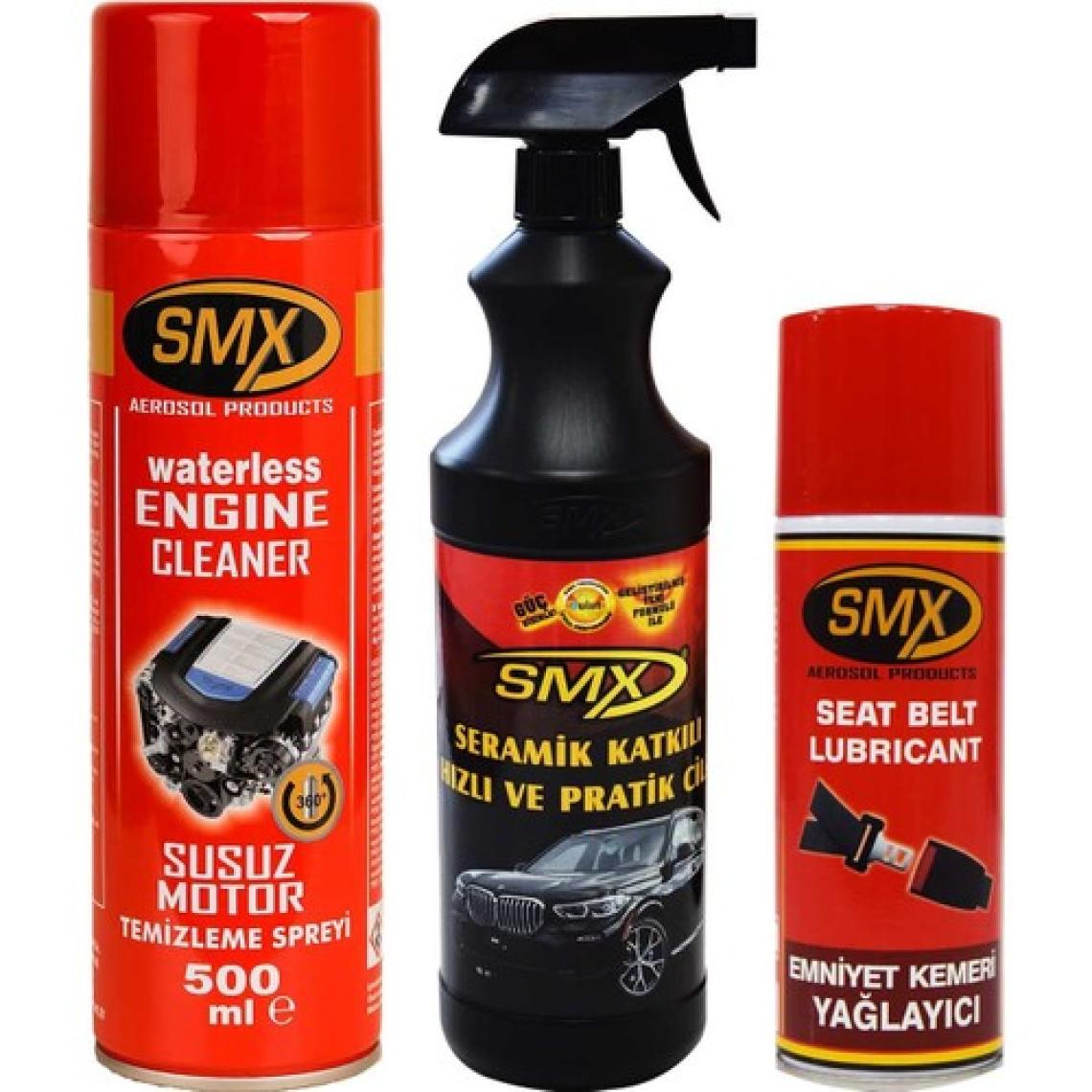 Smx Susuz Motor Temizleme Spreyi / Emniyet Kemeri Yağlayıcı / Seramik Cila / Hızlı Cila / Pratik Cila