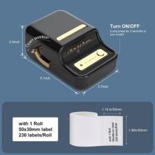 Niimbot B21S Bluetooth Taşınabilir Termal Etiket Yazıcı - Siyah