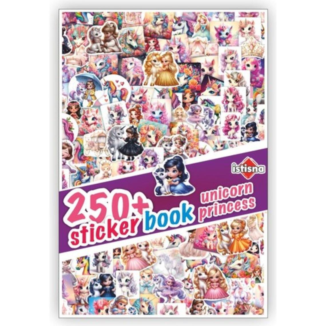 İstisna 250 Unicorn Prenses Sticker Book Ajanda Bullet Journal Laptop Telefon Bavul Etiket Defteri Kitabı