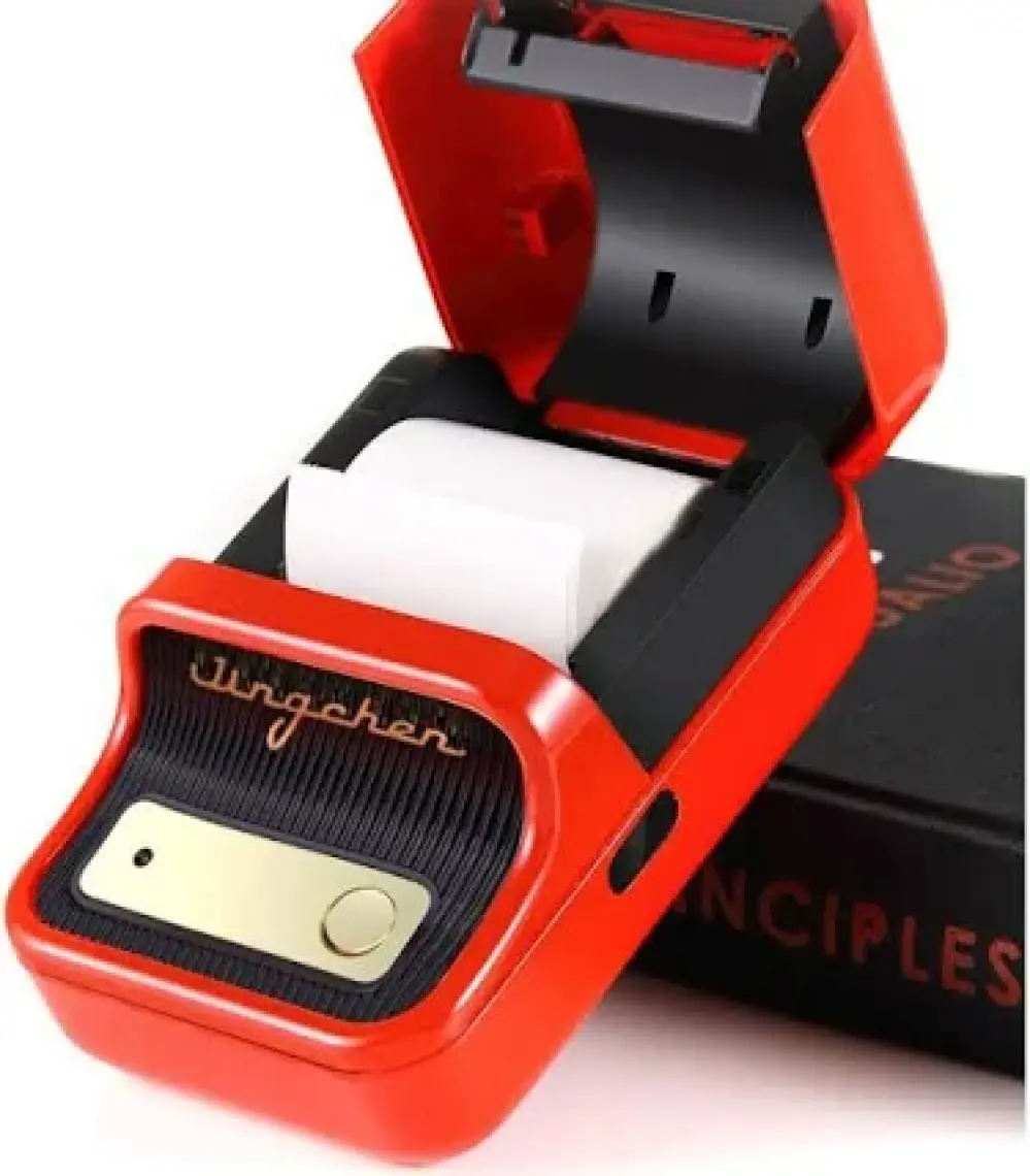 Niimbot B21S Bluetooth Taşınabilir Termal Etiket Yazıcı - Kırmızı