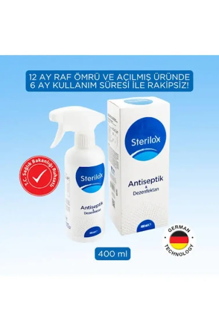 Sterilox Antiseptik & Dezenfektan (Hipokloröz) 400 ml
