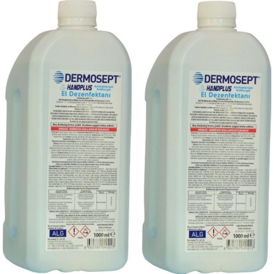 Dermosept Handplus El ve Cilt Dezenfektanı  2x1000 ml