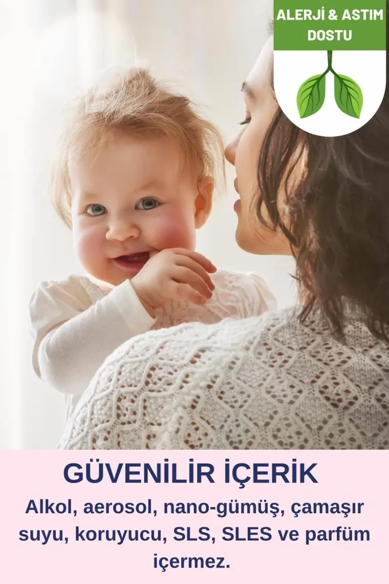 Hijyen Spreyi 1L Mutfak Banyo Buzdolabı Tezgah Kesme Tahtası Dezenfektan