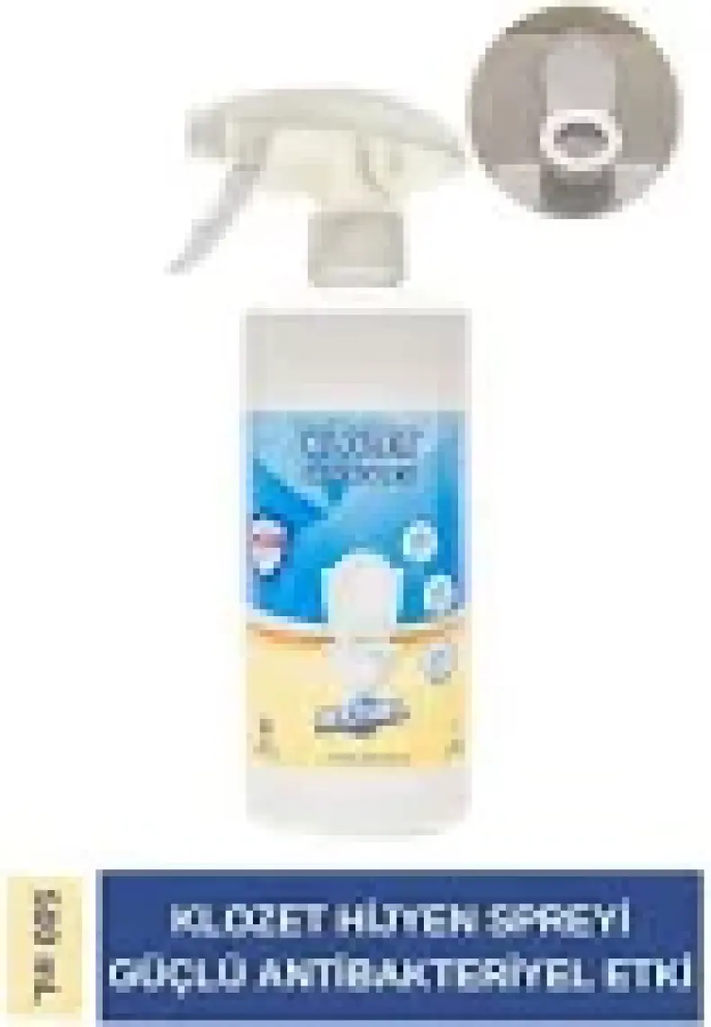 Resteril Klozet Temizleyici Klozet Kapağı Dezenfektan Sprey %99.99 Alkolsüz Sterilizasyon 500 ml