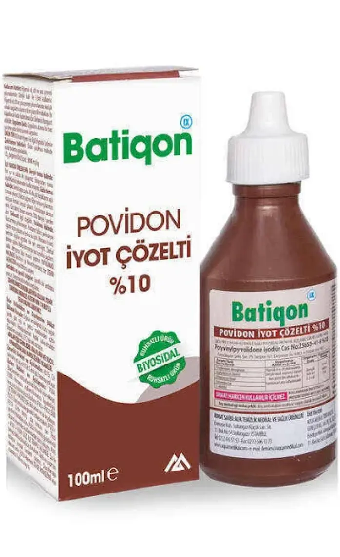 Batiqon Batikon Povidon Iyot Çözelti 100 ml Spreyli