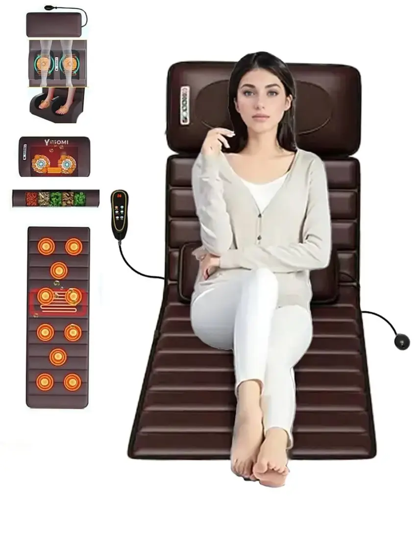 Yasomi Relaxon X10 Katlanabilir Elektrikli Tam Vücut Isıtmalı Masaj Yatağı