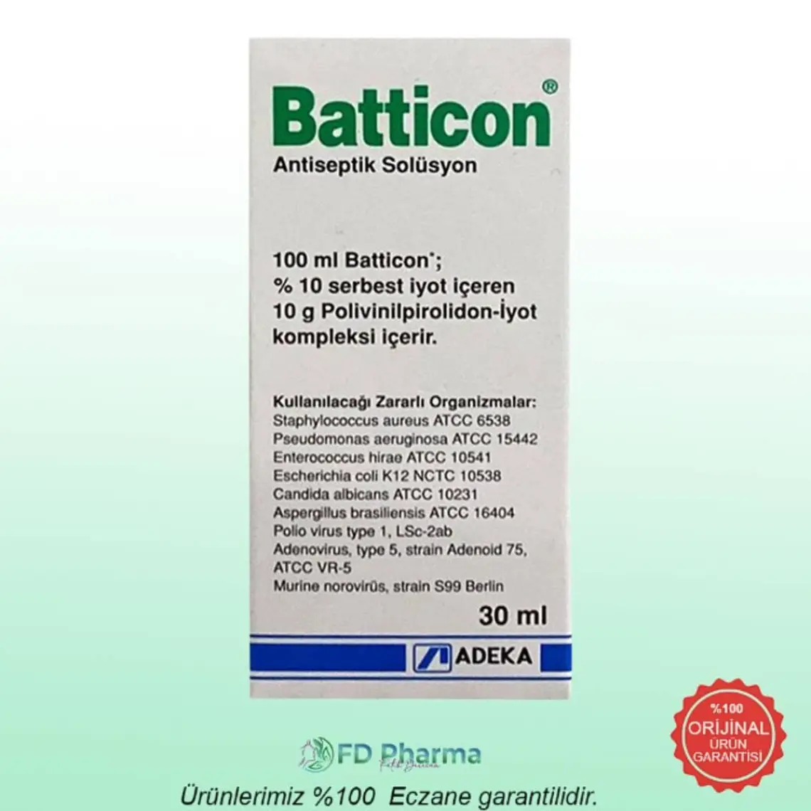 Batticon  Solüsyon 100 ml