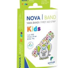 Nova Band Kids Desenli Çocuk Yara Bandı 20 Adet 1 Kutu