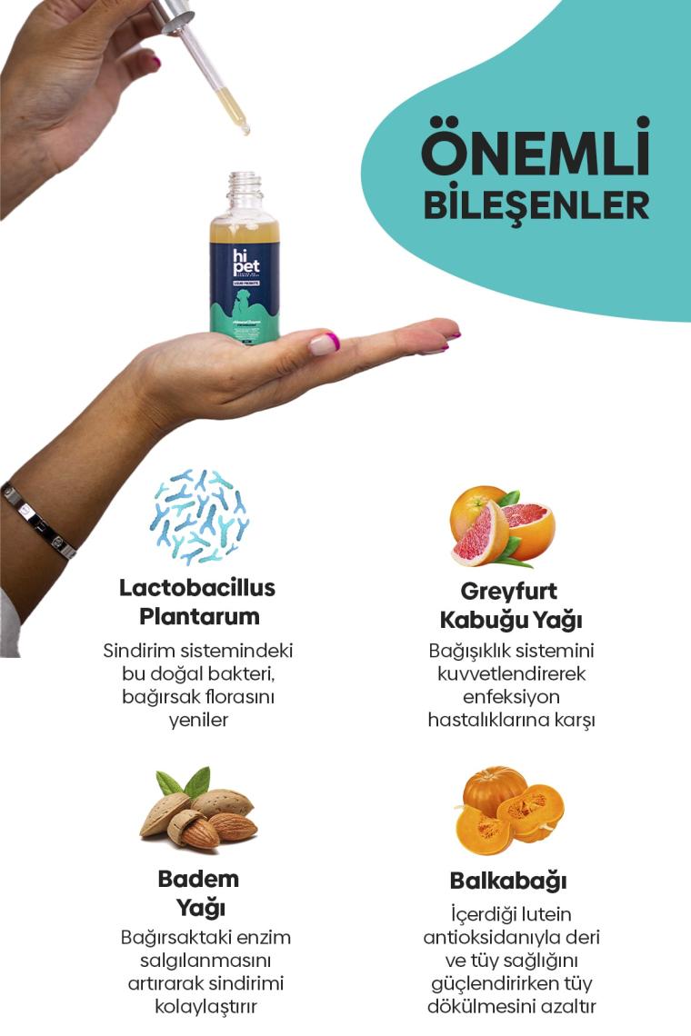 Sıvı Probiyotik Kedi Bağışıklık Güçlendirici Probiyotik 50 Ml.