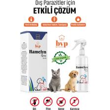 İstanbul Kimya Hamelyn Bit, Pire, Kene, Spreyi Köpek, Kedi, Kafes Kuşları 100 Ml