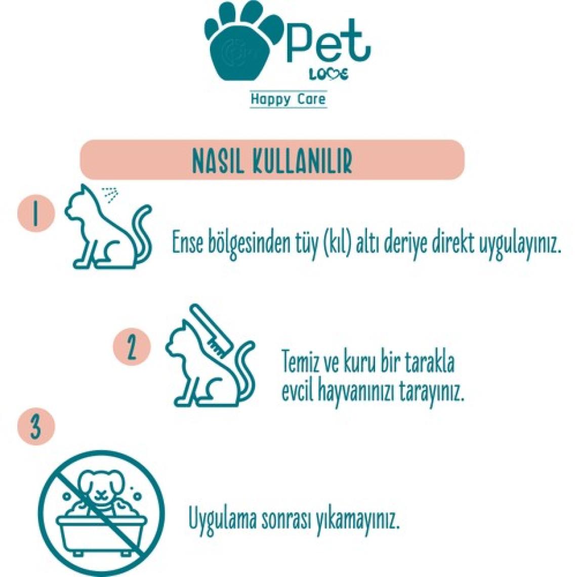 Pet Love Kediler Için Tüy Bakım Yağı 5x1 ml 100% Doğal Argan Yağlı