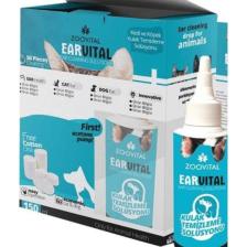 Earvital Kedi Köpek Kulak Temizleme Losyonu Solüsyonu 150ml Disk Pamuk Hediyeli