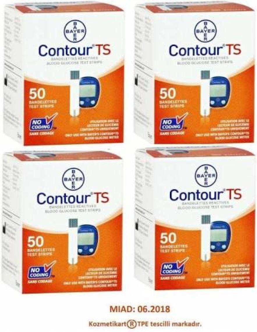 Bayer Contour Ts Kan Şekeri Ölçüm Stribi 50 Adet