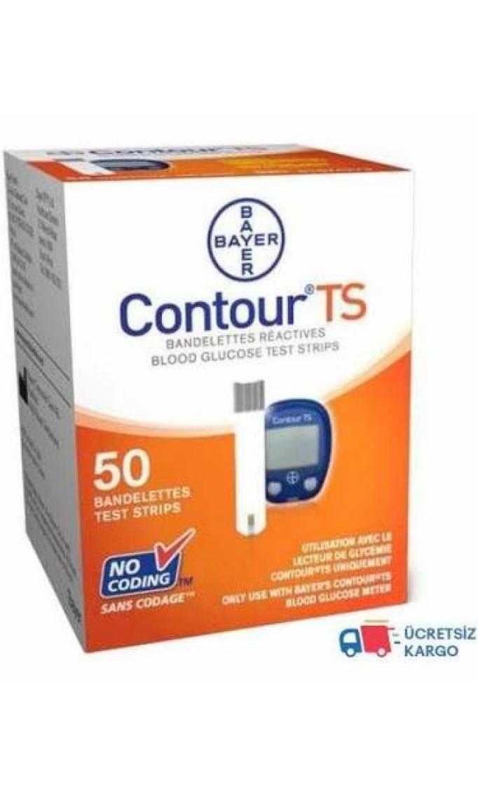 Bayer Contour Ts Kan Şekeri Ölçüm Stribi 50 Adet