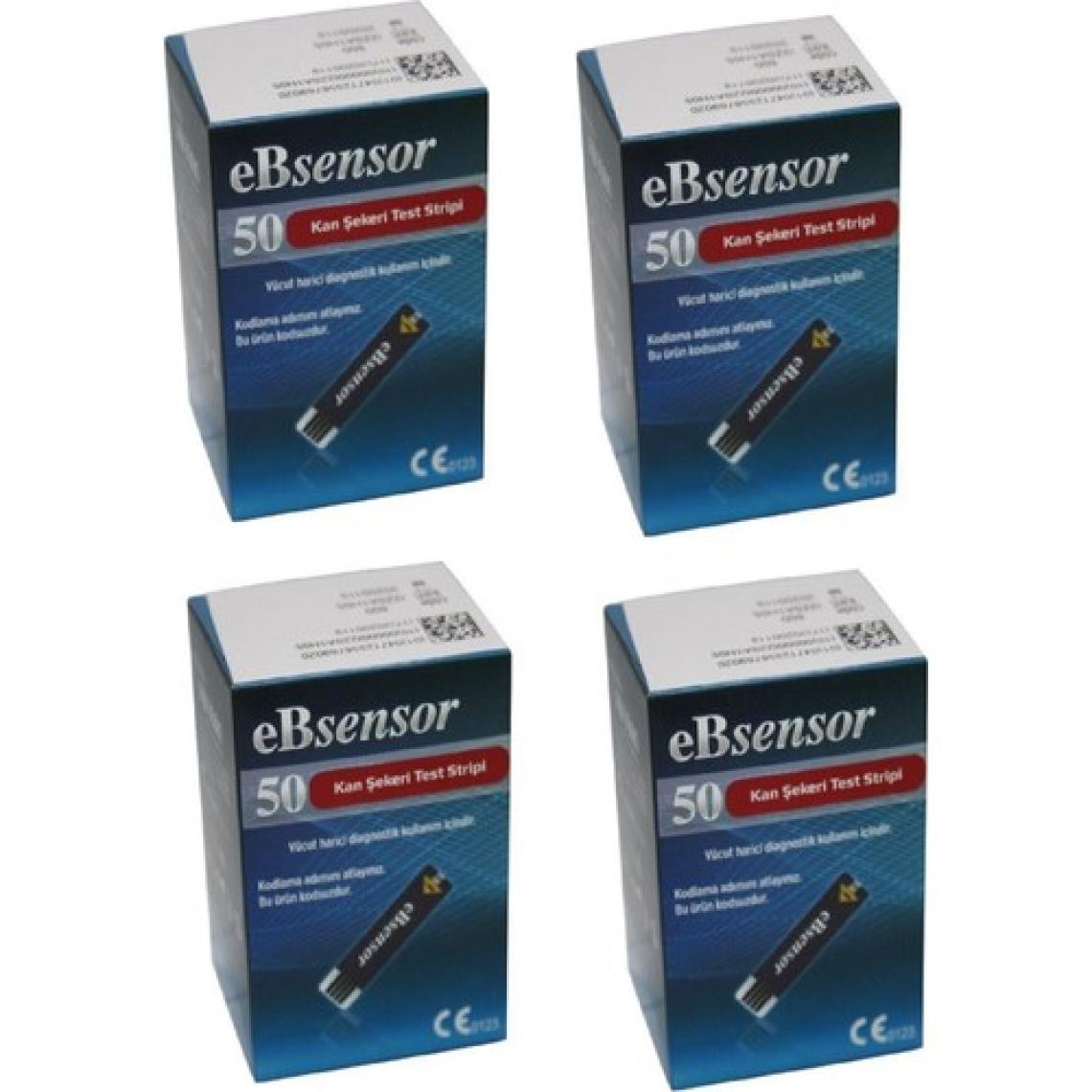Ebsensor Kan Şeker Ölçümstribi X4 Kutu (200 Ölçüm)