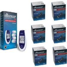 Ebsensor Kan Şeker Ölçümcihazı + X6 Kutu ÖLÇÜMSTRIBI(300 Ölçüm)