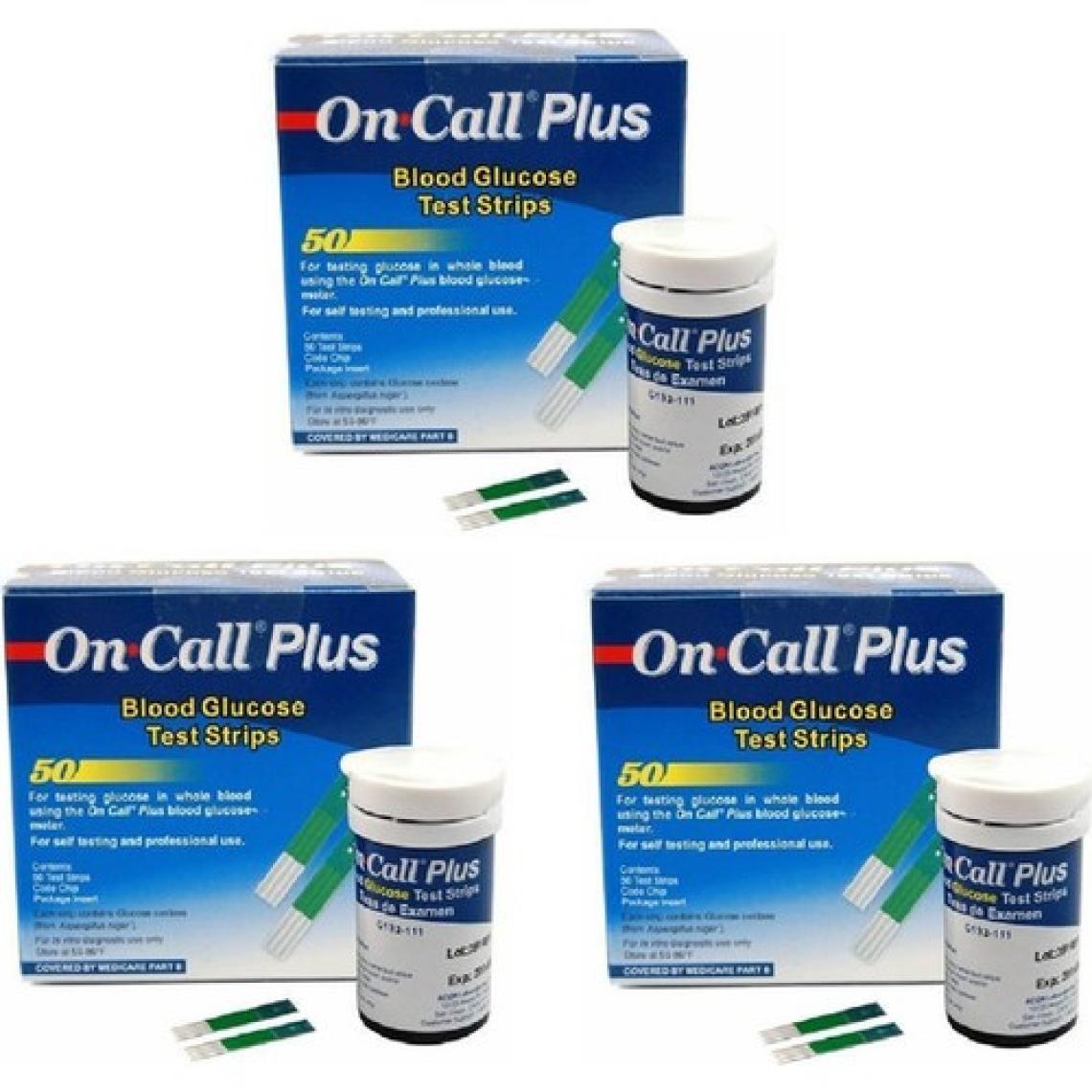 On Call Plus Ölçüm Stribi x 3 Kutu (150 Ölçüm)