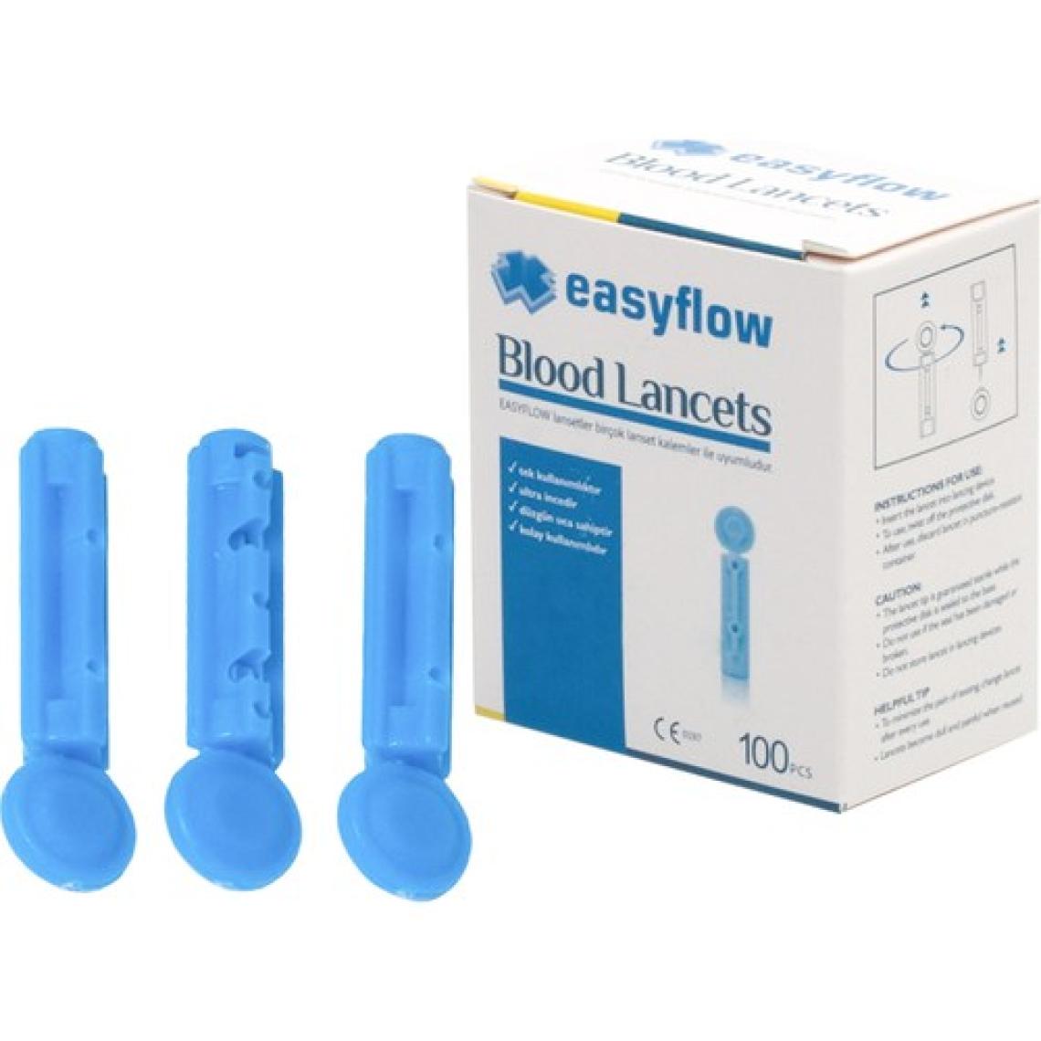 Easyflow Lanset (Parmak Delme Iğnesi) Lanset Kalemiyle Uyumlu (100'LÜ Kutu)