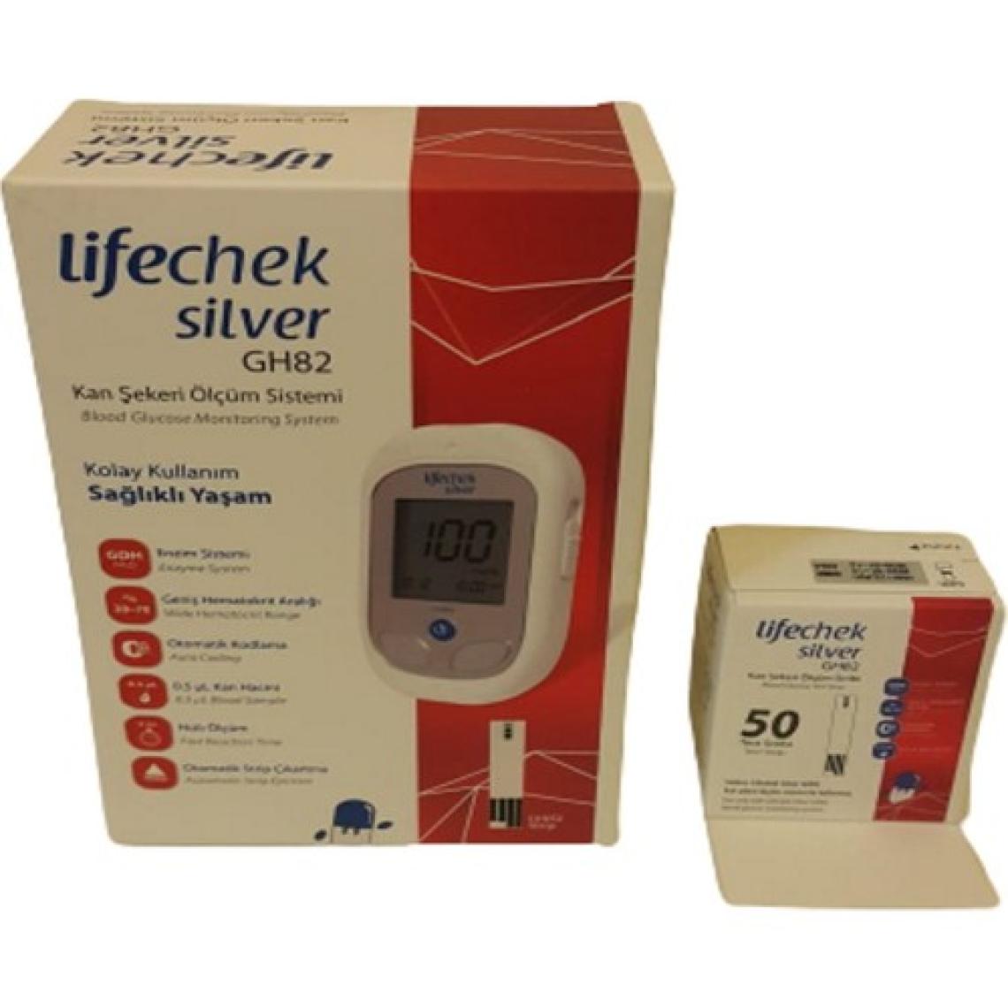Lifechek Silver Gh82 Ölçüm Cihazı+ Ölçüm Stribi 50 Adet