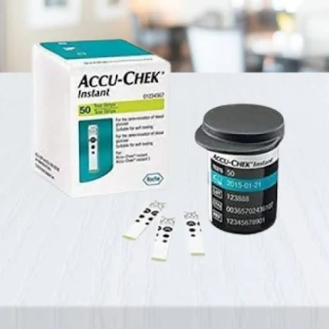 Accu-Chek Instant Seker Ölcüm 50 Adet Ölçüm Çubuğu Instant