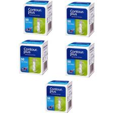 Contour Plus Bayer - kaan şeekeri Ölçüm Stribi - 5 Kutu 250 Adet