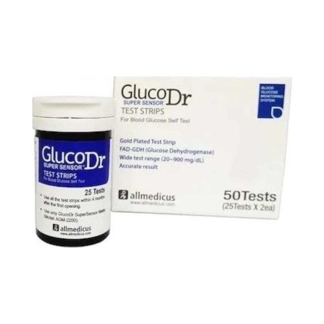 Gluco DR Şeker Cihazı + 50 Adet Şeker Çubuğu Gluco Dr Şeker Stribi Glucodr