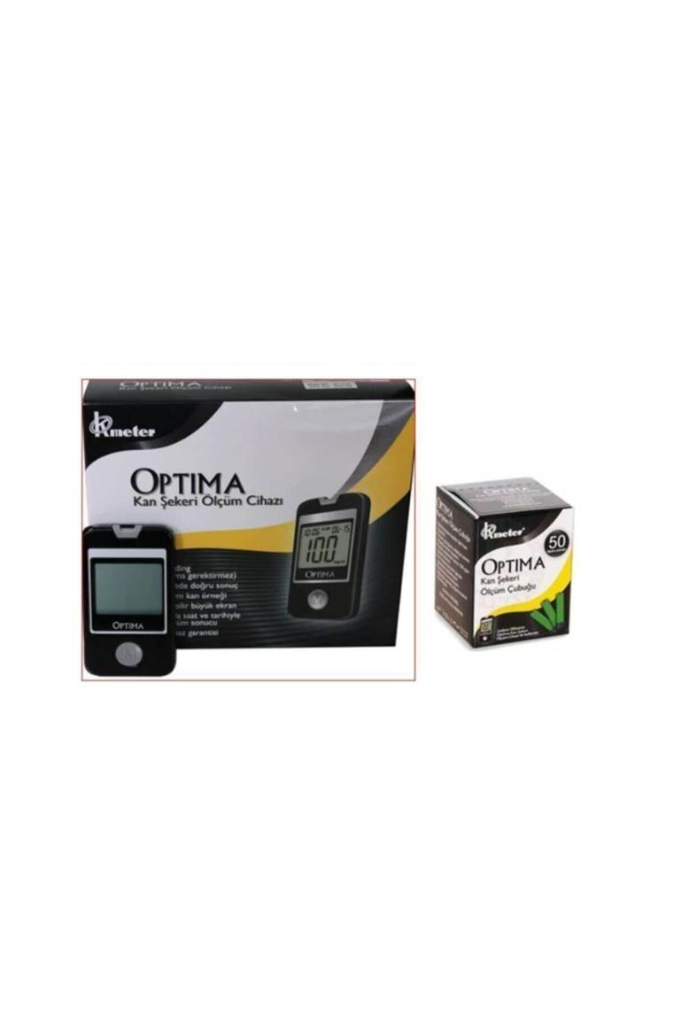 Optima Şeker Ölçum Cihazı + 50 Adet Ölçüm Stripi