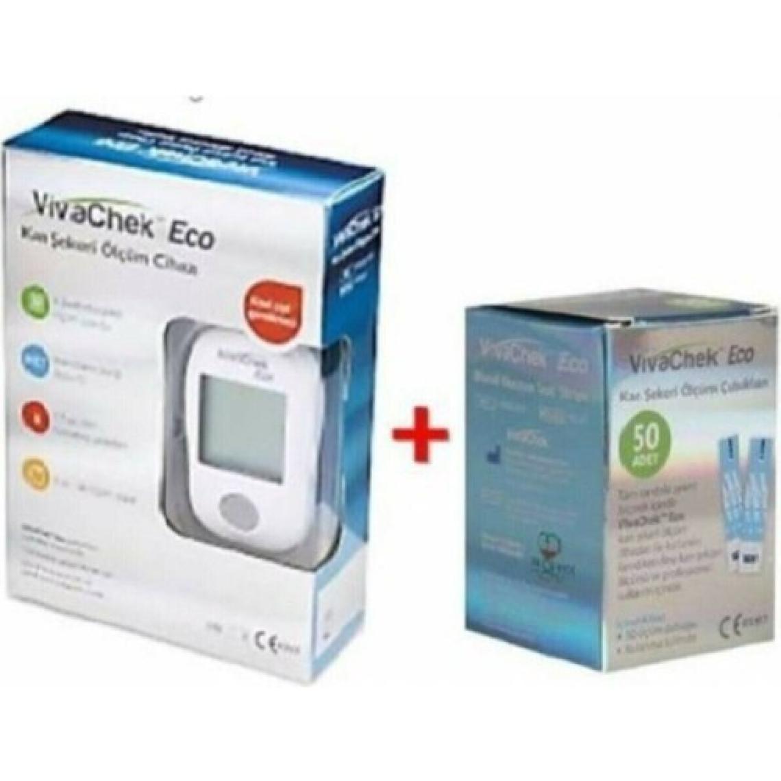 Vivachek Viva Check Şeker Ölcüm Cihazı + 50 Adet Ölçüm Strip
